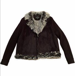 Montanaco faux fur coat size M!